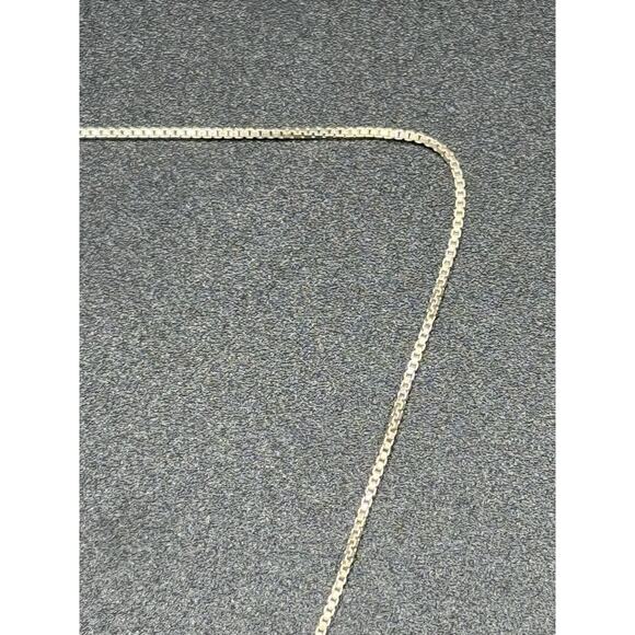 Vintage 18” Sterling Silver Mystic Topaz Cubic Zirconia Pendant Necklace 925 Q23 - Picture 4 of 10